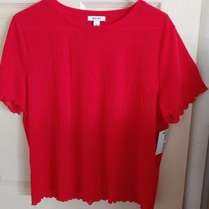 NWT Nine West - red top XL